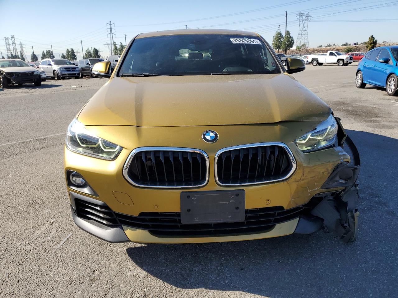 2018 BMW X2 VIN WBXYJ3C35JEJ64956 Copart auction photo, front end damage thumbnail 5
