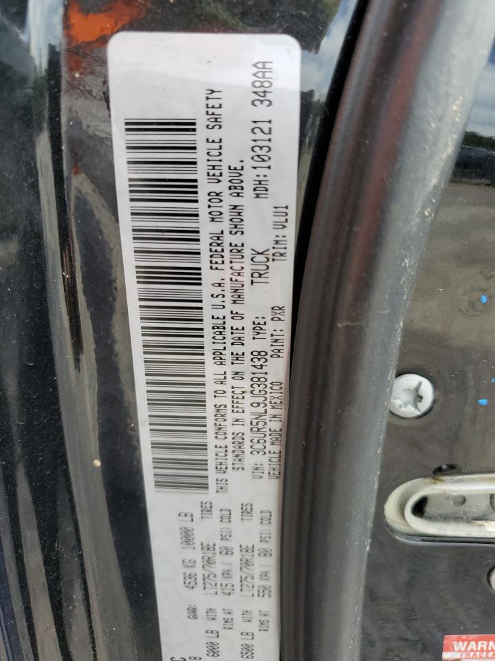 2018 RAM 2500 VIN 3C6UR5NL9JG381438 Copart auction photo, water/flood damage thumbnail 13