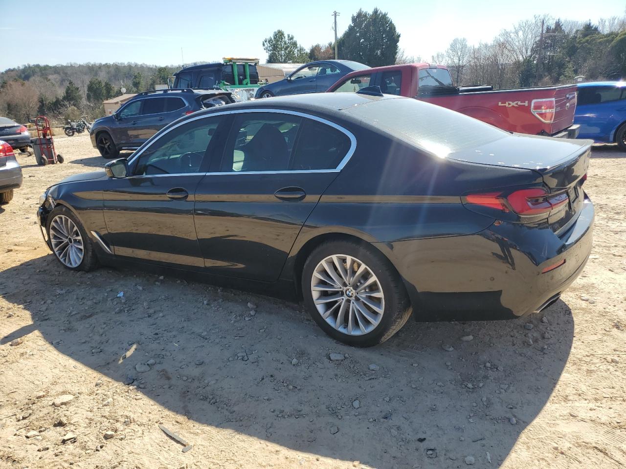 2021 BMW 5er VIN WBA53BH04MWX17465 Copart auction photo, front end damage thumbnail 2