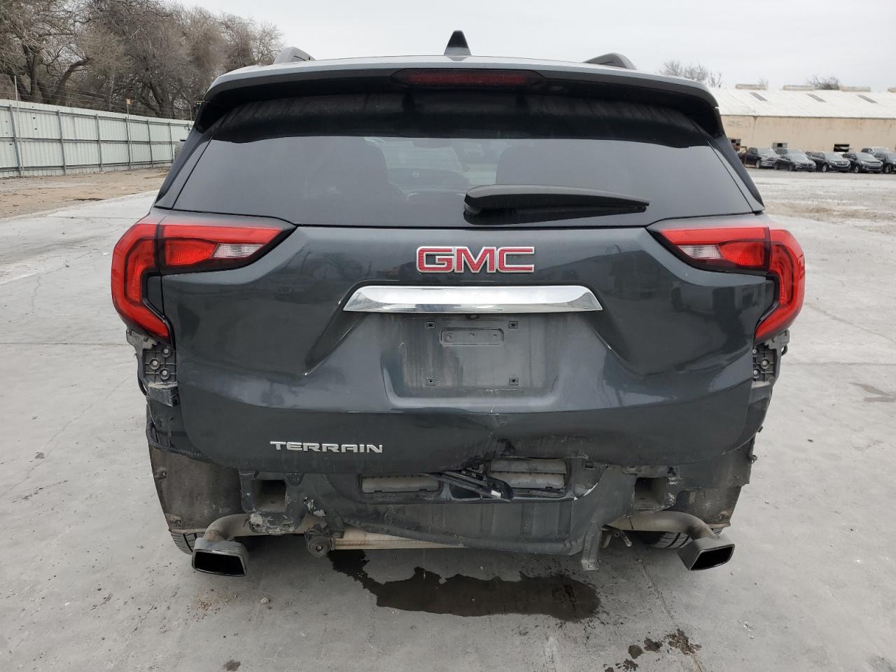 2018 GMC Terrain VIN 3GKALMEX0JL161112 Copart auction photo, rear end / minor dent/scratches damage thumbnail 6