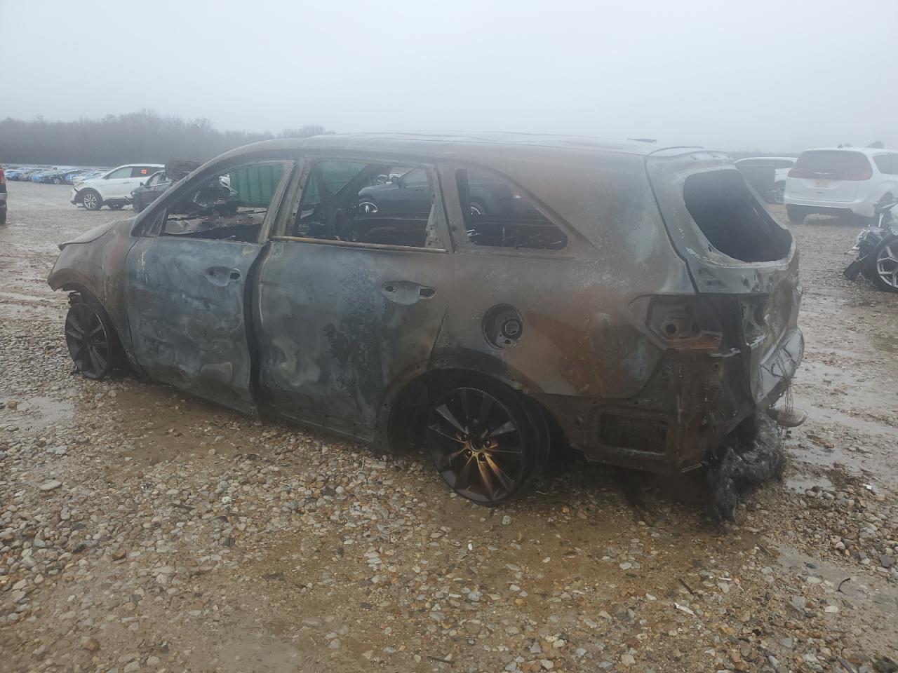 2019 KIA Sorento VIN 5XYPG4A35KG491933 Copart auction photo, burn / replaced vin damage thumbnail 2