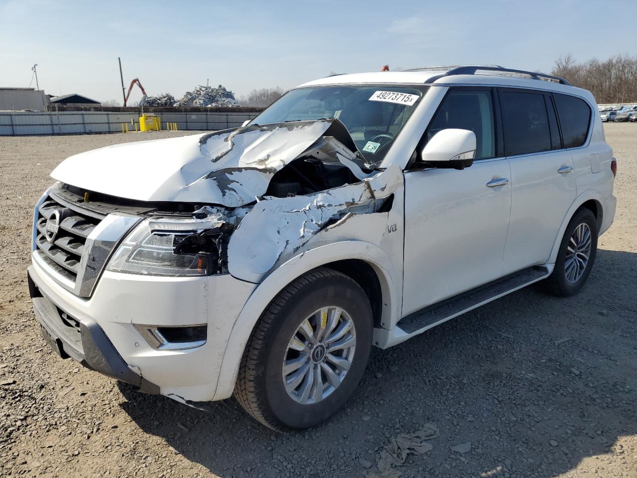 2021 Nissan Armada VIN JN8AY2BD2M9662127 - Copart auction photo