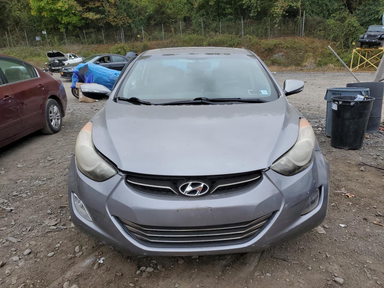 2013 Hyundai Elantra VIN KMHDH4AE7DU502218 Copart auction photo, all over / side damage thumbnail 5