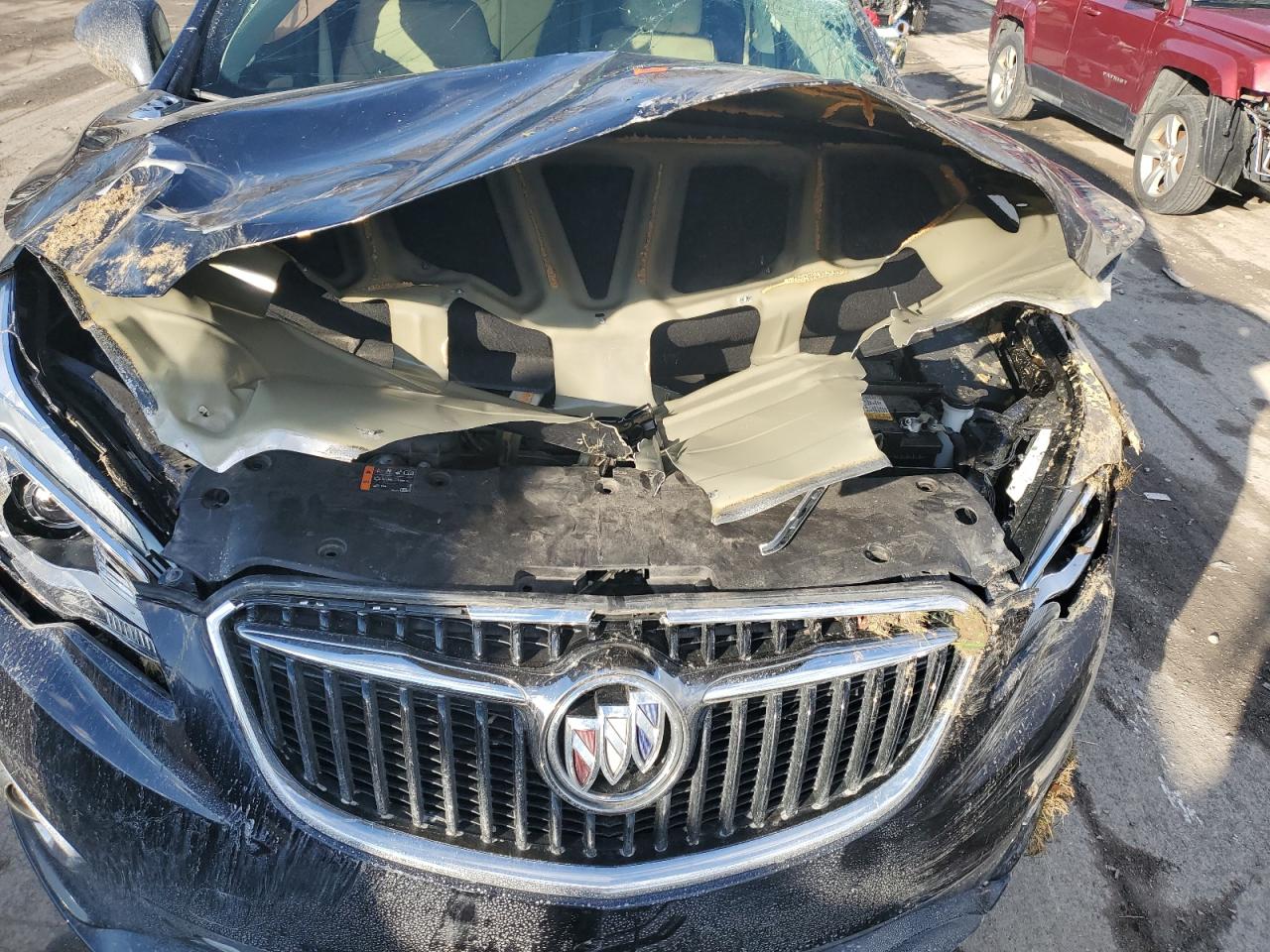 2020 Buick Envision VIN LRBFX2SA9LD084385 Copart auction photo, rollover damage thumbnail 12