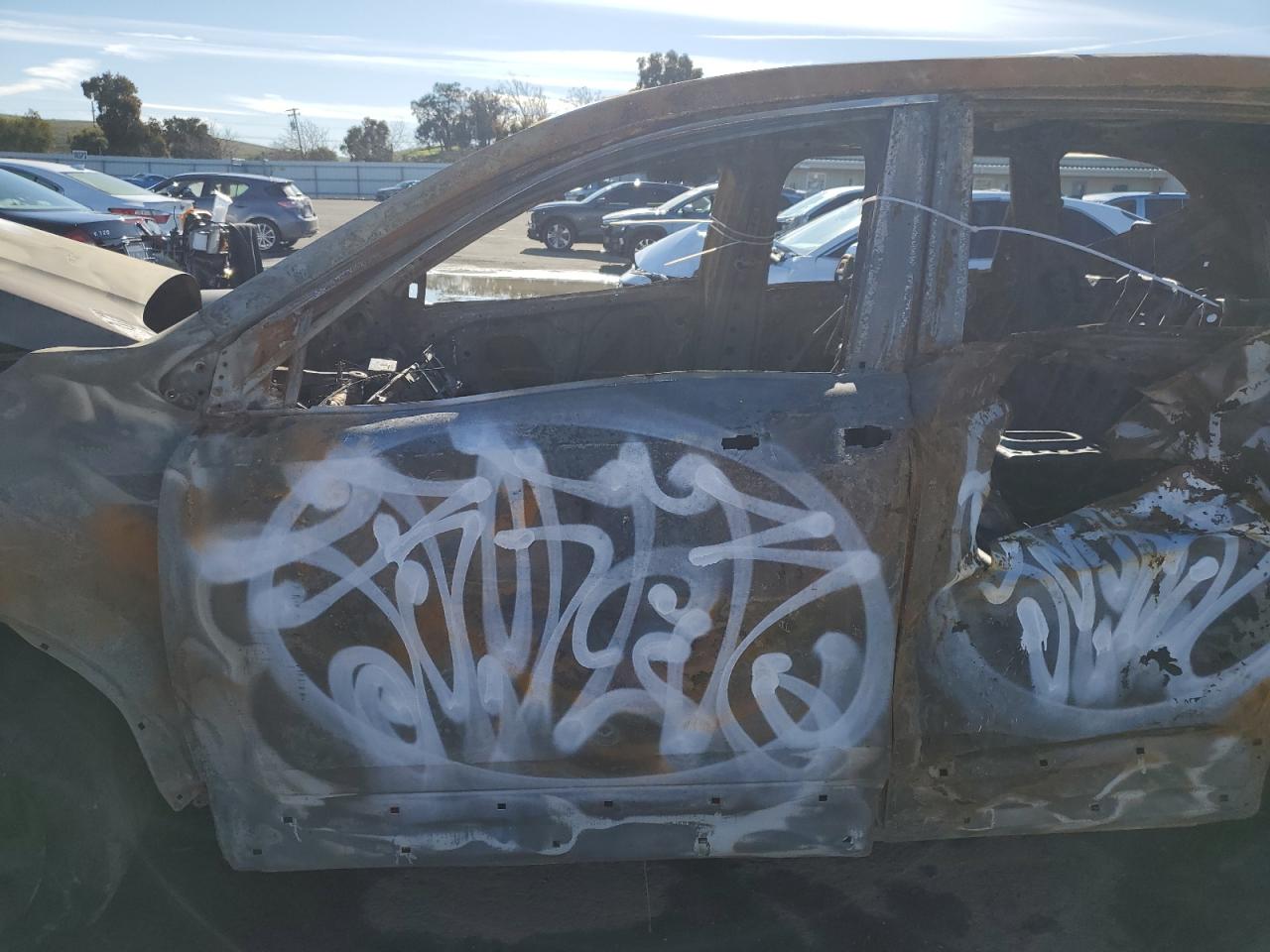 2020 Honda CR-V VIN 5J6RW1H55LA015145 Copart auction photo, burn damage thumbnail 7