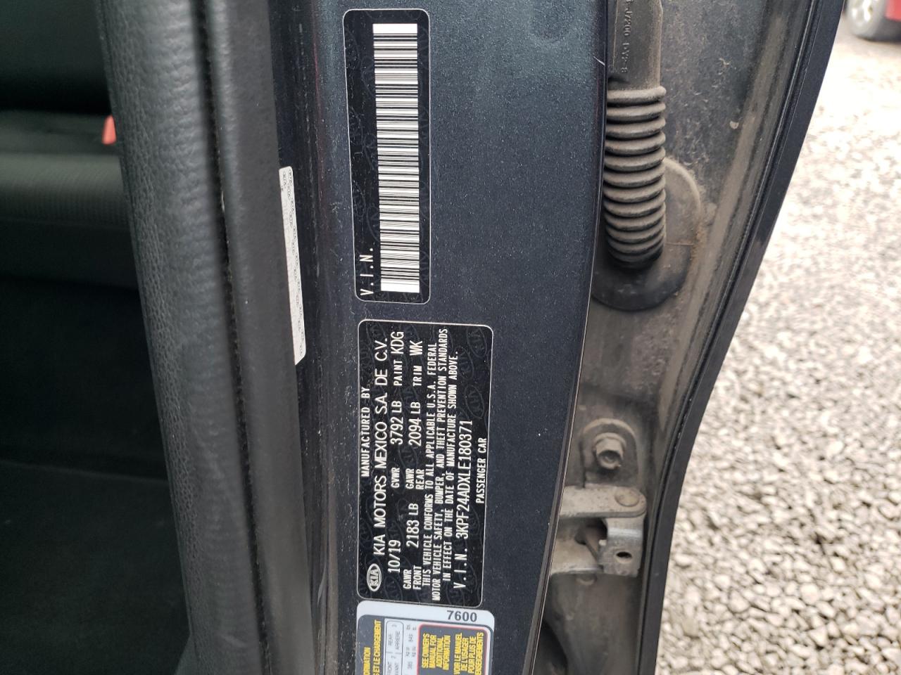 2020 KIA Forte VIN 3KPF24ADXLE180371 Copart auction photo, front end damage thumbnail 12