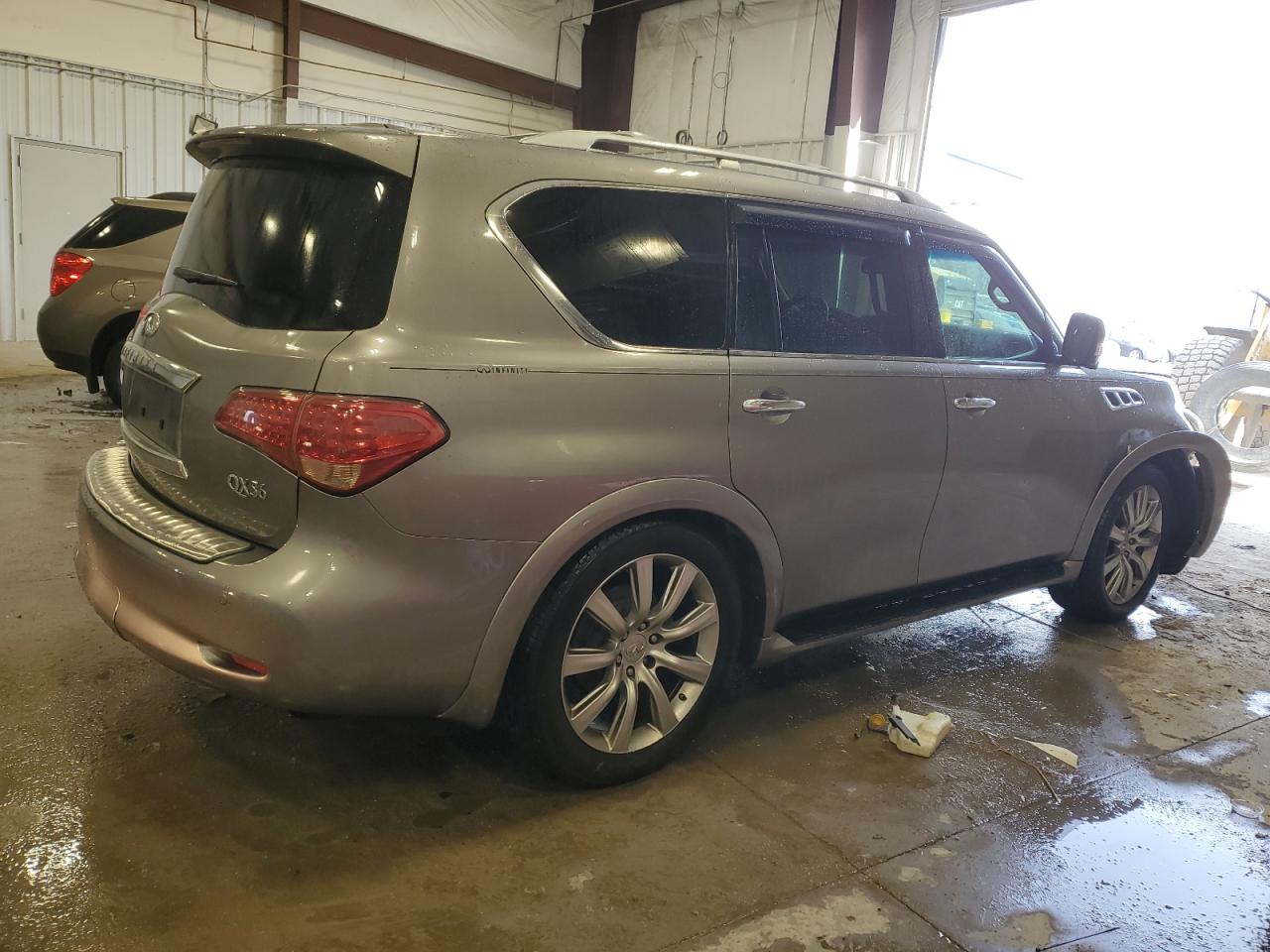 2012 Infiniti QX56 VIN JN8AZ2NE6C9015956 Copart auction photo, front end damage thumbnail 3