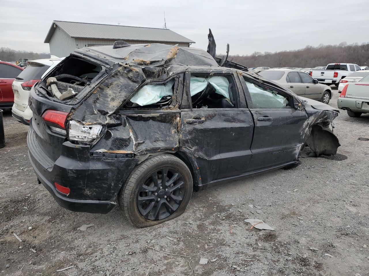 2020 Jeep Grand Cherokee VIN 1C4RJEAGXLC123210 Copart auction photo, all over damage thumbnail 3