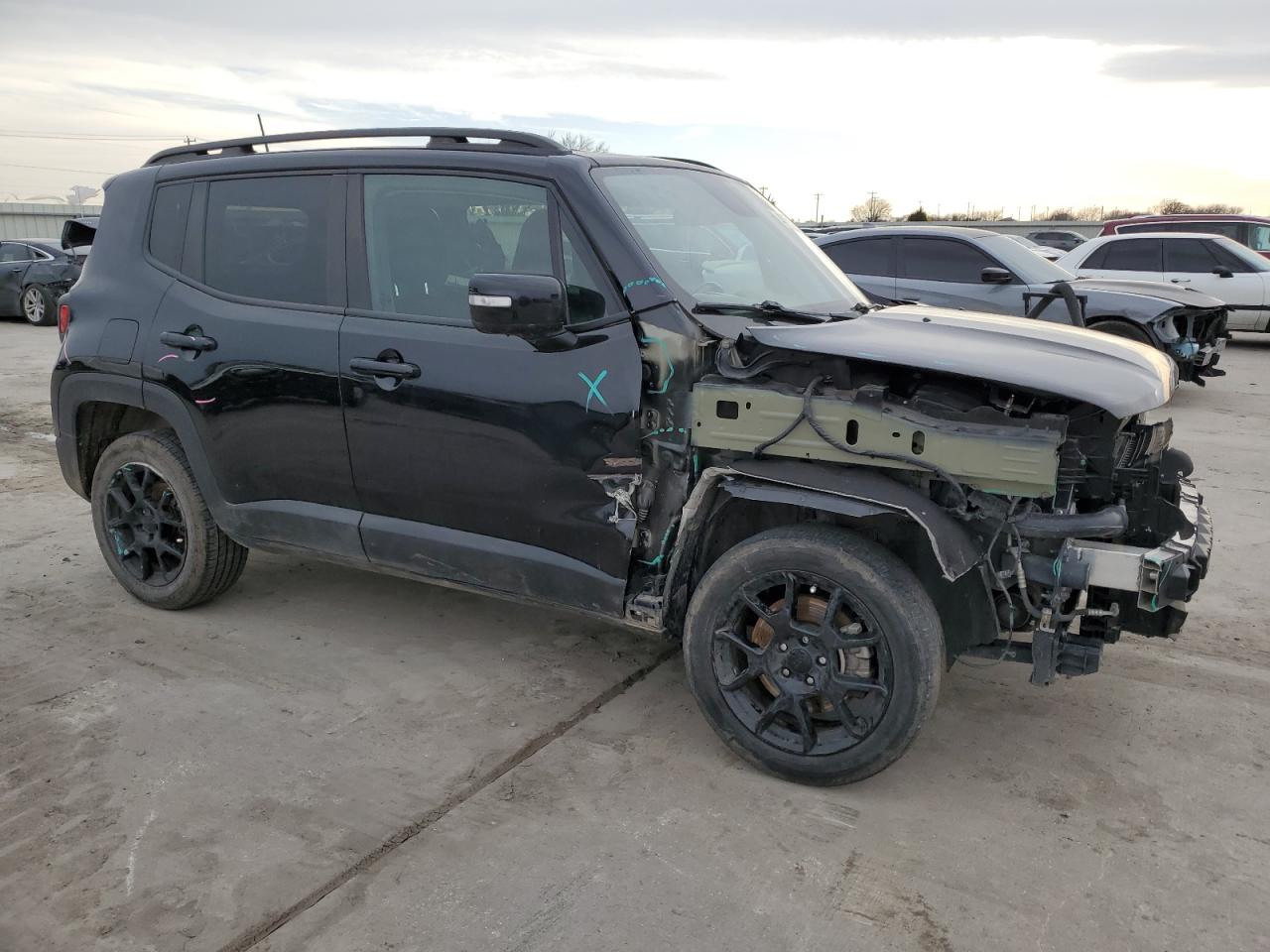 2020 Jeep Renegade VIN ZACNJBBB3LPM07156 Copart auction photo, front end / hail damage thumbnail 4
