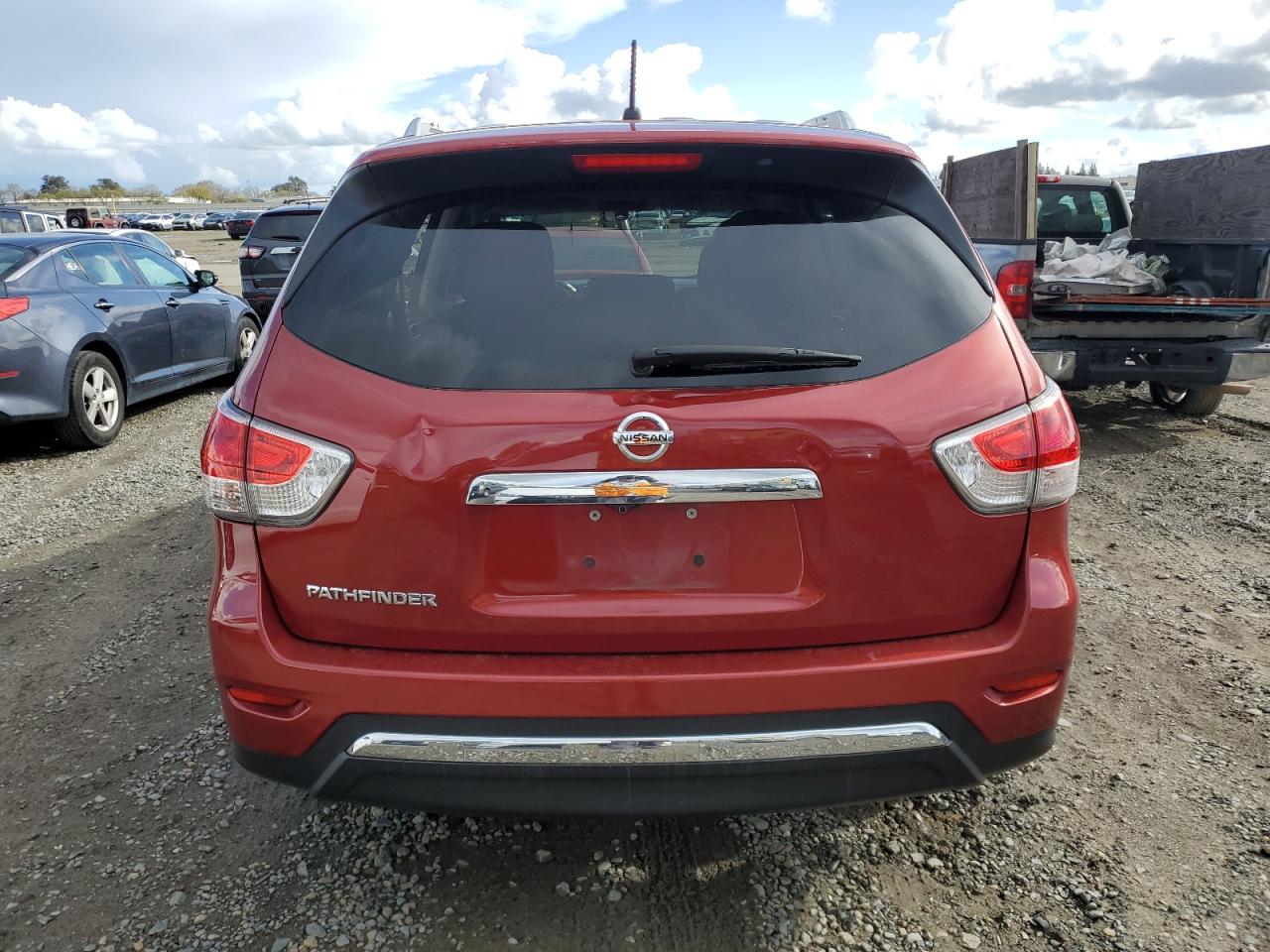 2015 Nissan Pathfinder VIN 5N1AR2MNXFC676339 Copart auction photo, vandalism damage thumbnail 6
