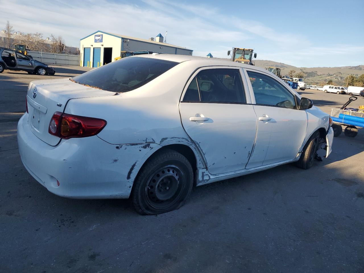 2009 Toyota Corolla VIN JTDBL40E599025441 Copart auction photo, all over damage thumbnail 3