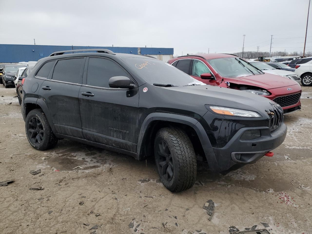2017 Jeep Cherokee VIN 1C4PJMBB6HW513361 Copart auction photo, all over damage thumbnail 4