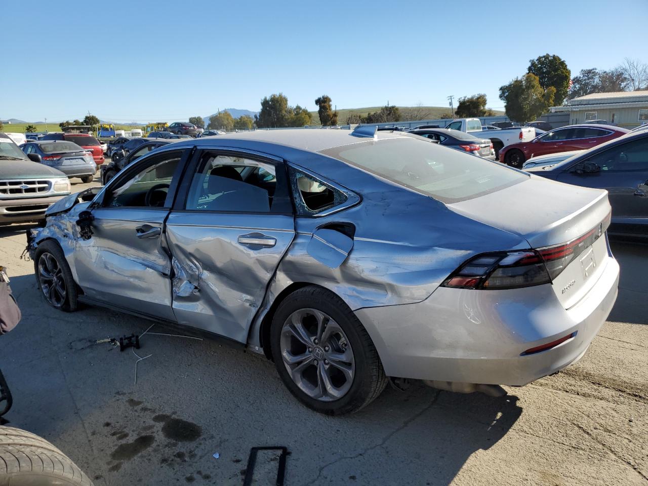 2024 Honda Accord VIN 1HGCY1F38RA055222 Copart auction photo, all over damage thumbnail 2