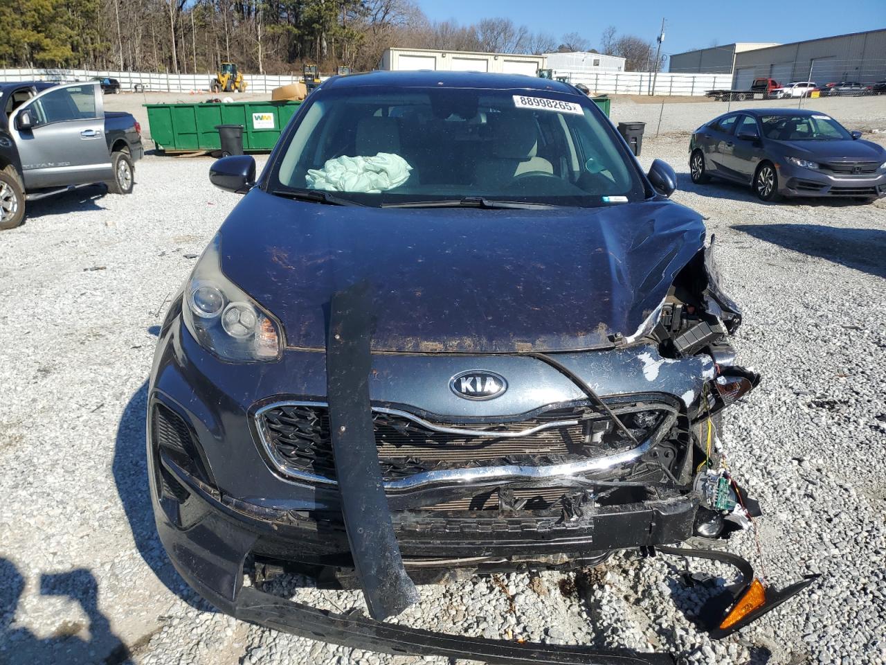 2020 KIA Sportage VIN KNDPM3AC7L7631966 Copart auction photo, front end damage thumbnail 5