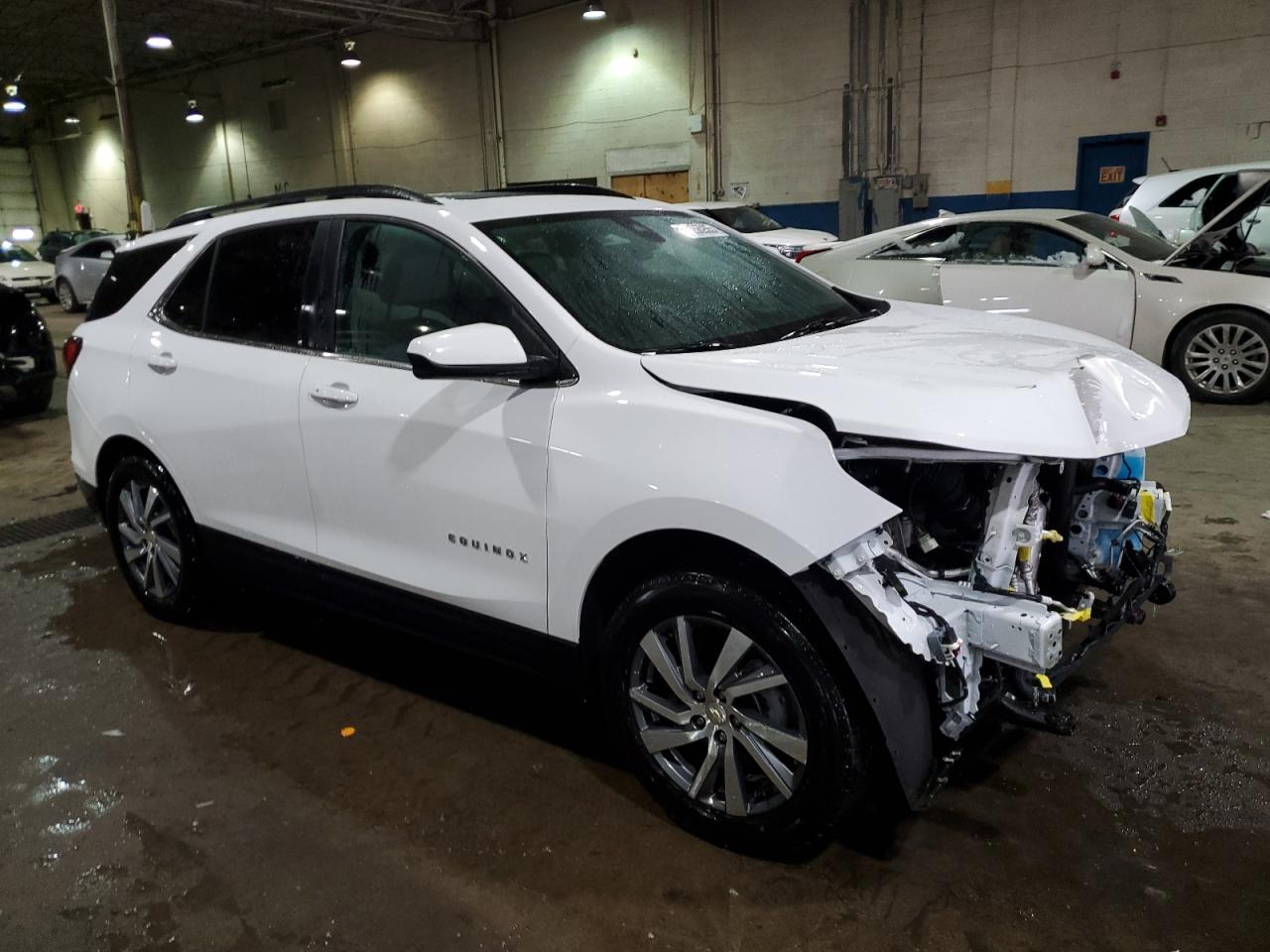 2022 Chevrolet Equinox VIN 3GNAXUEV8NL232617 Copart auction photo, front end / mechanical damage thumbnail 4