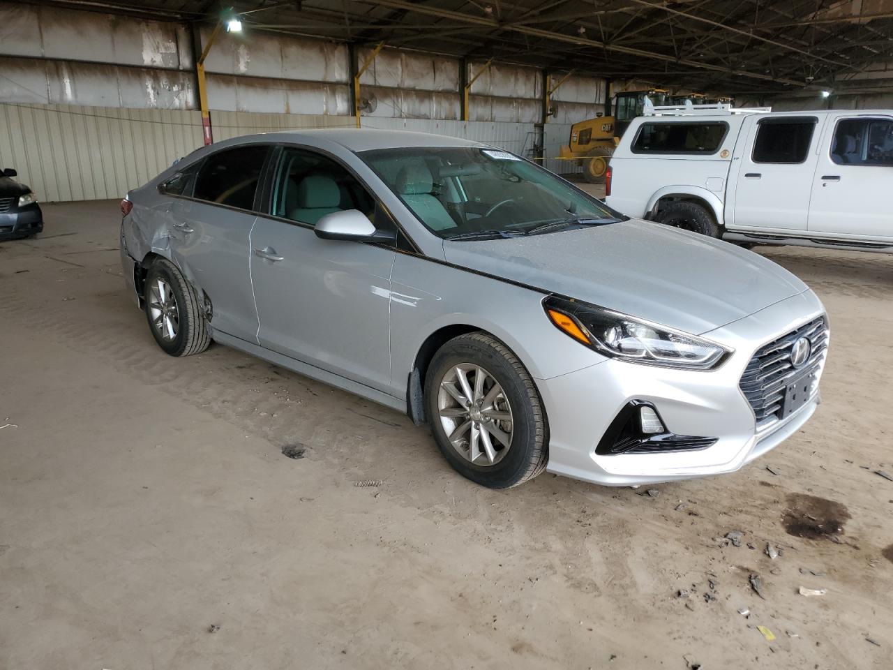 2019 Hyundai Sonata VIN 5NPE24AF4KH807069 Copart auction photo, side / rear end damage thumbnail 4