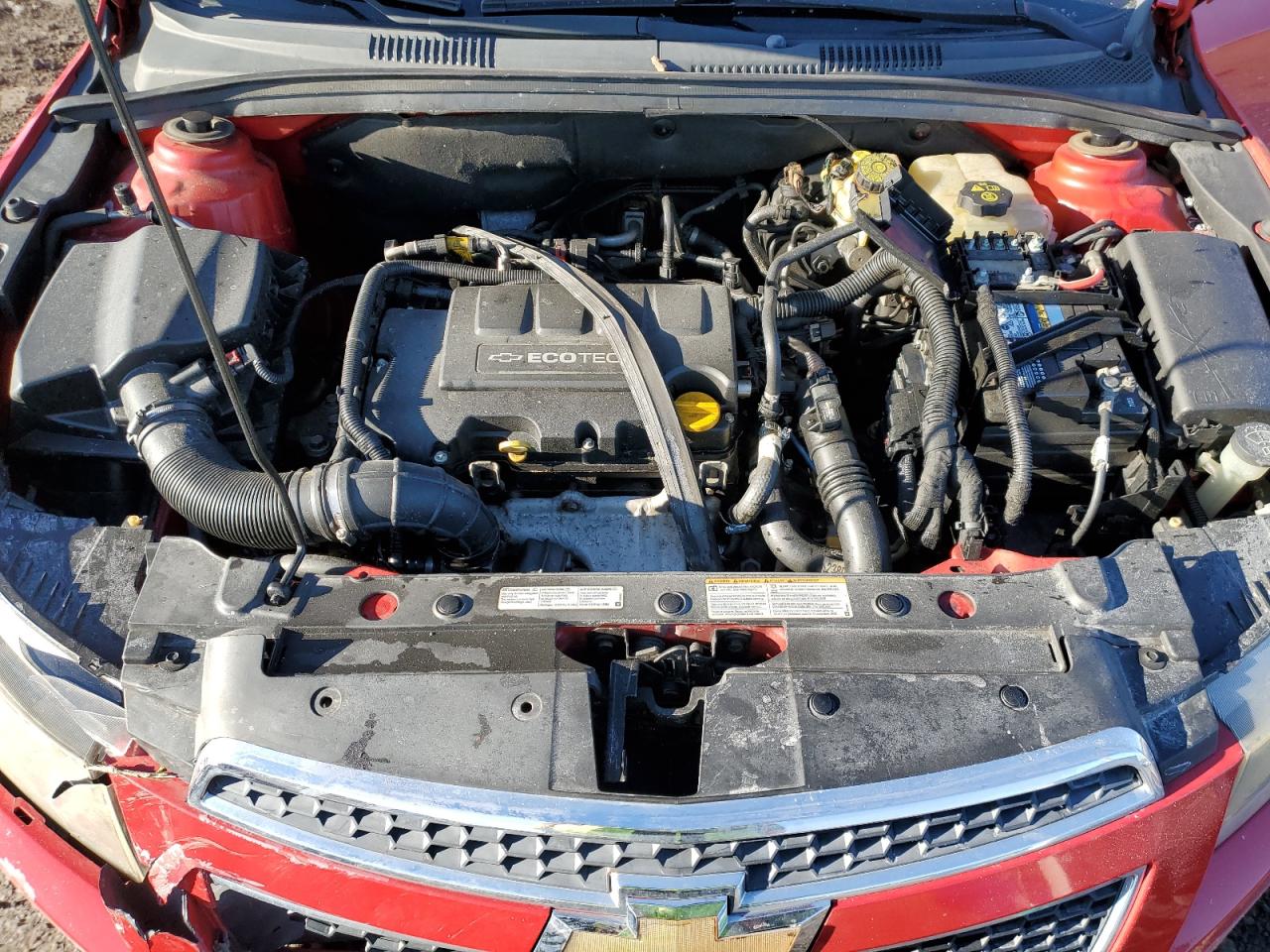 2012 Chevrolet Cruze VIN 1G1PF5SC9C7245319 Copart auction photo, front end / minor dent/scratches damage thumbnail 11