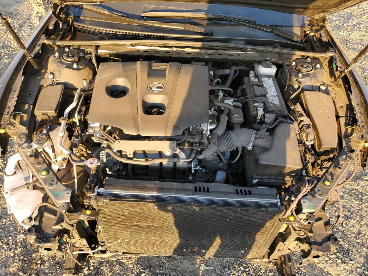 2021 Lexus ES VIN 58AD11D19MU007488 Copart auction photo, front end damage thumbnail 12