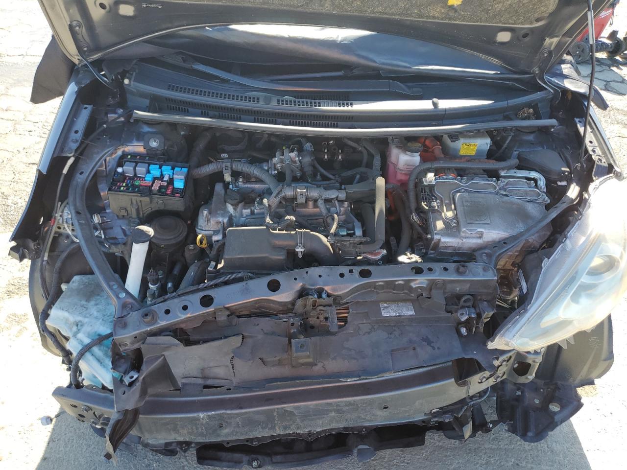 2016 Toyota Prius VIN JTDKDTB37G1116919 Copart auction photo, front end damage thumbnail 12