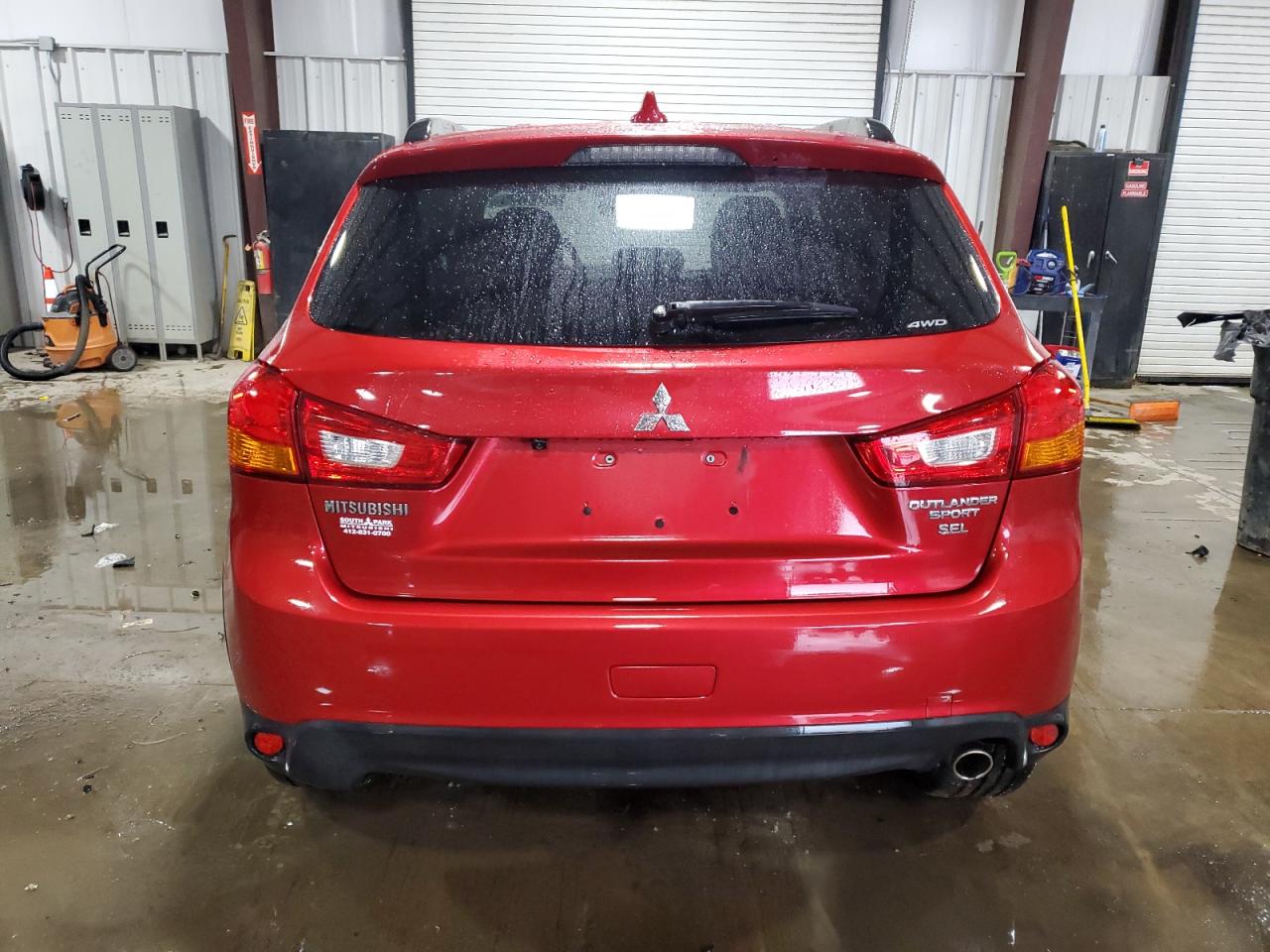 2017 Mitsubishi Outlander VIN JA4AR4AW1HZ060732 Copart auction photo, front end damage thumbnail 6