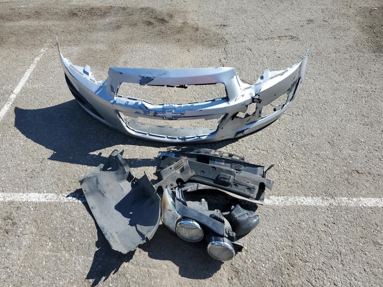 2013 Chevrolet Sonic VIN 1G1JC6SG9D4228353 Copart auction photo, front end / rear end damage thumbnail 12