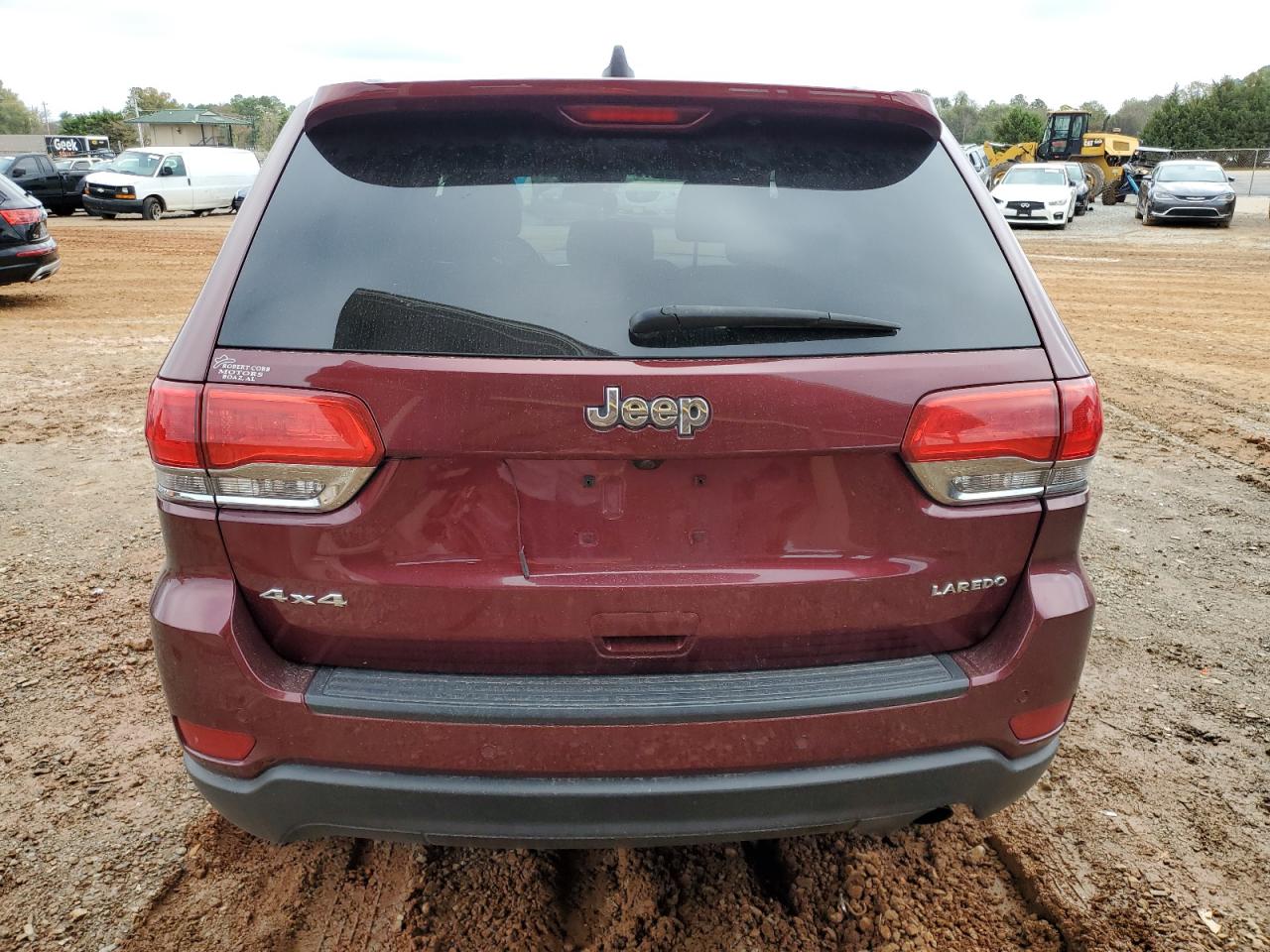 2018 Jeep Grand Cherokee VIN 1C4RJFAG9JC440009 Copart auction photo, front end / side damage thumbnail 6