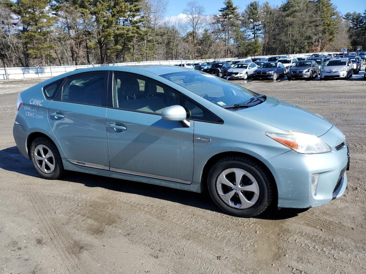 2013 Toyota Prius VIN JTDKN3DU8D5594922 Copart auction photo, mechanical / minor dent/scratches damage thumbnail 4