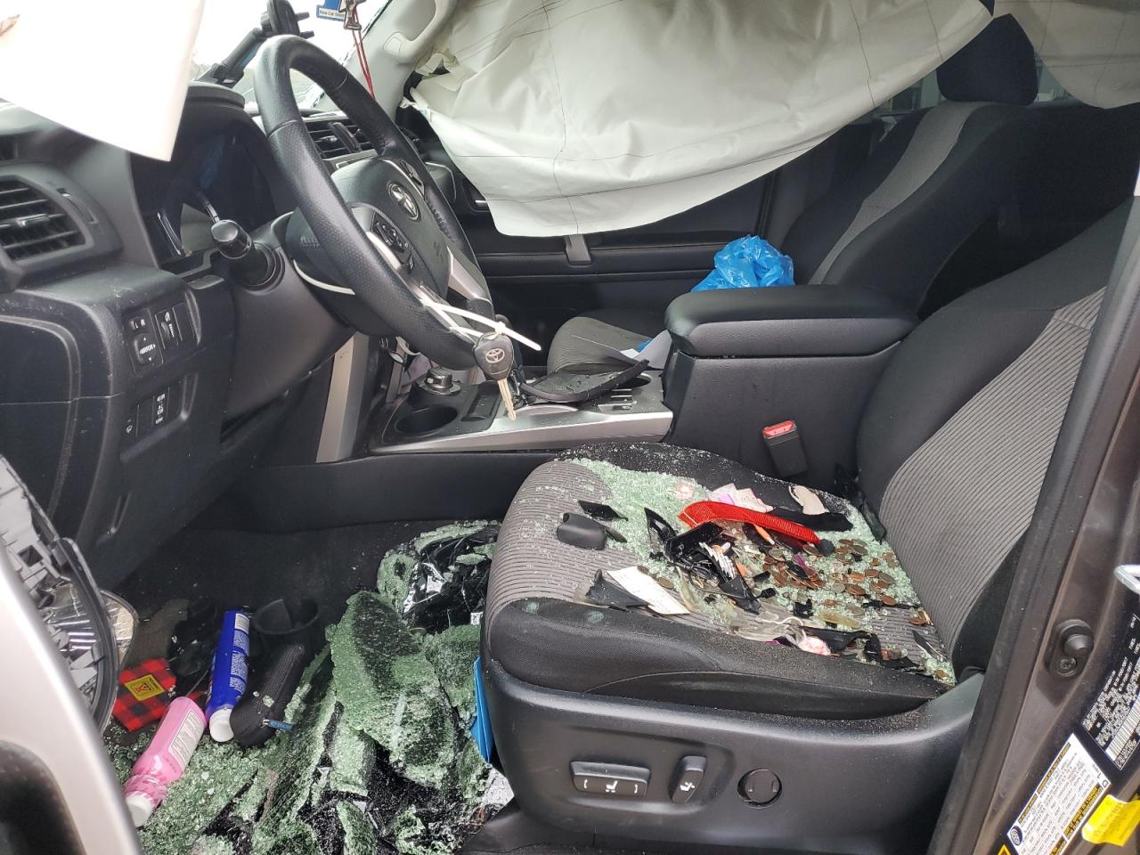 2019 Toyota 4Runner VIN JTEBU5JR3K5629647 Copart auction photo, all over damage thumbnail 7