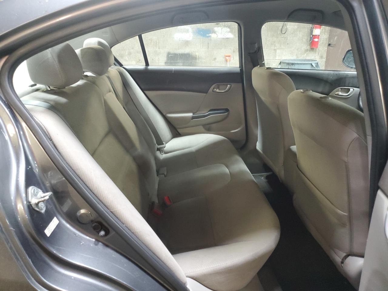 2012 Honda Civic VIN 2HGFB2F52CH320523 Copart auction photo, side damage thumbnail 10