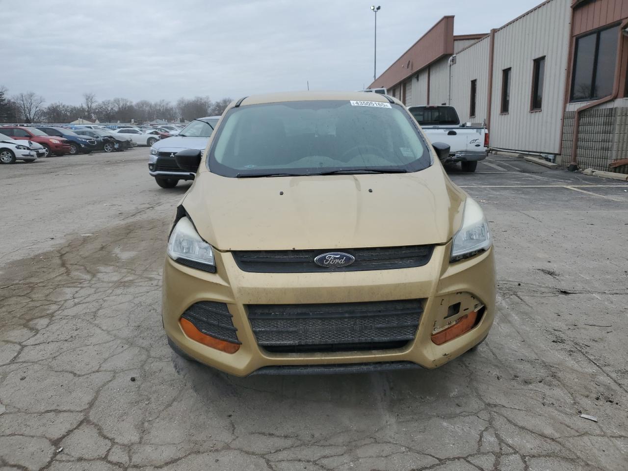 2014 Ford Escape VIN 1FMCU0F71EUC05389 Copart auction photo, front end / undercarriage damage thumbnail 5