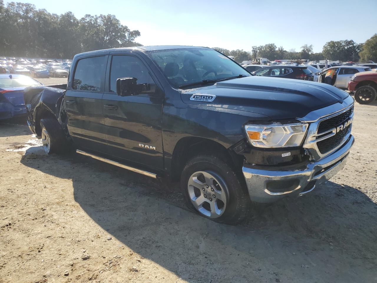 2019 RAM 1500 VIN 1C6SRFGT1KN625800 Copart auction photo, all over damage thumbnail 4