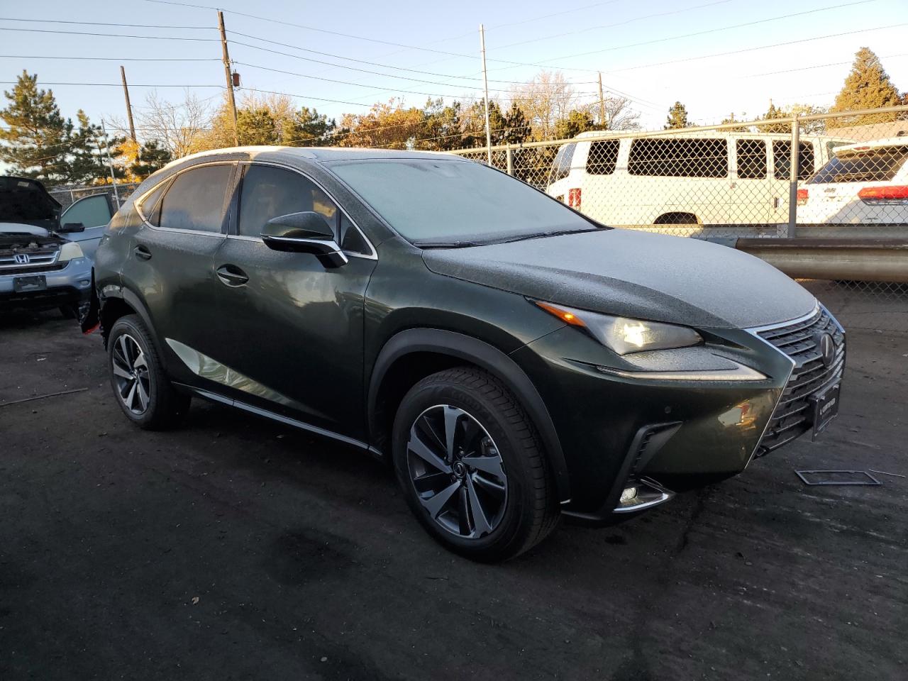2021 Lexus NX VIN JTJGARDZ7M2259276 Copart auction photo, rear end damage thumbnail 4