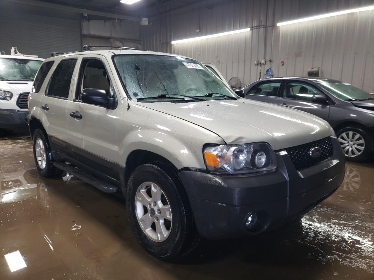2006 Ford Escape VIN 1FMYU03186KA57213 Copart auction photo, side damage thumbnail 4