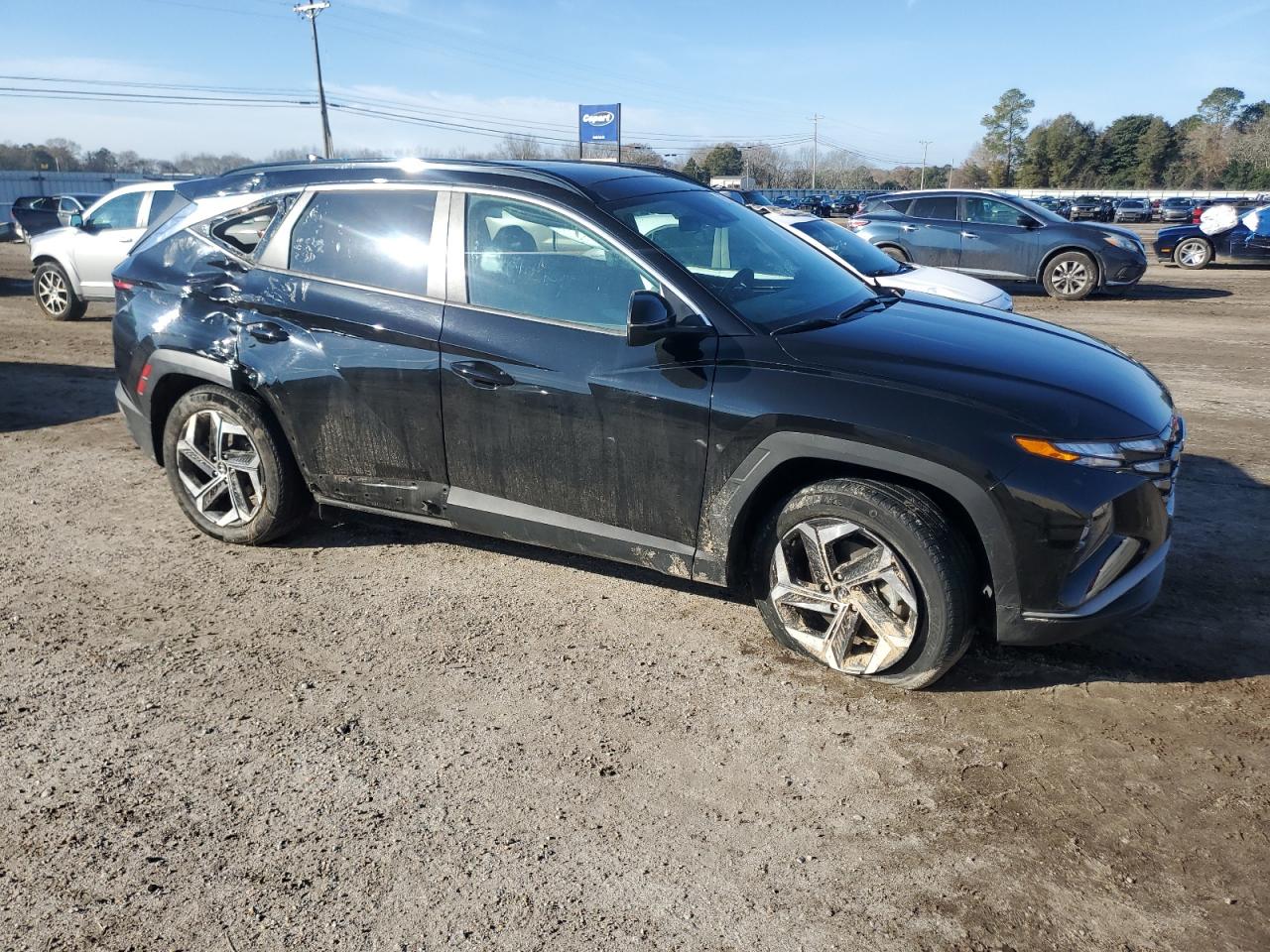 2022 Hyundai Tucson VIN KM8JFCA15NU048066 Copart auction photo, side damage thumbnail 4
