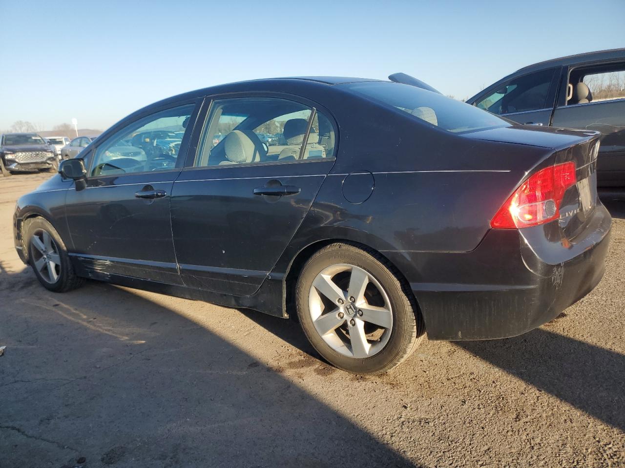 2007 Honda Civic VIN 1HGFA16887L088235 Copart auction photo, front end / side damage thumbnail 2
