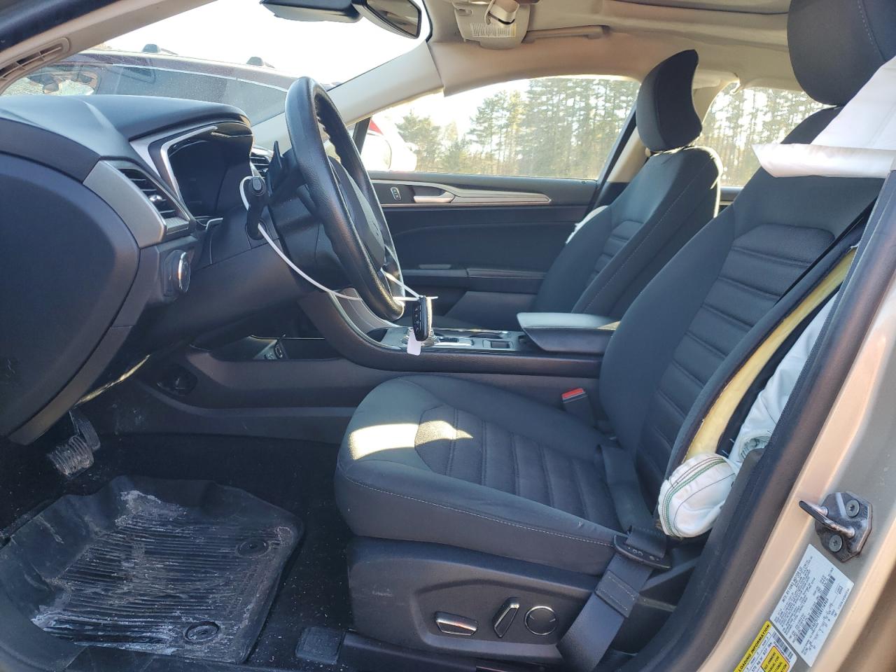 2019 Ford Fusion VIN 3FA6P0T95KR156964 Copart auction photo, side / rear end damage thumbnail 7