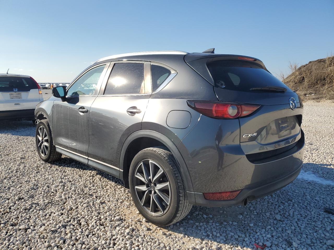 2018 Mazda CX-5 VIN JM3KFACM9J0389631 Copart auction photo, front end / minor dent/scratches damage thumbnail 2