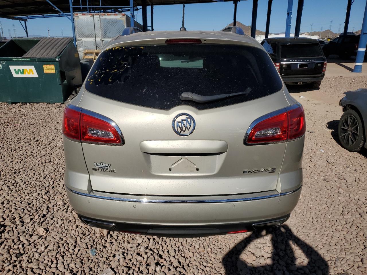 2014 Buick Enclave VIN 5GAKVCKD0EJ377104 Copart auction photo, side damage thumbnail 6