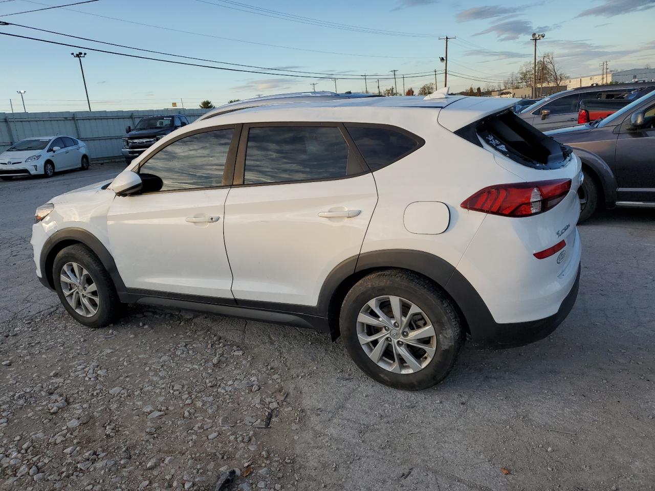 2019 Hyundai Tucson VIN KM8J2CA41KU871028 Copart auction photo, rollover damage thumbnail 2