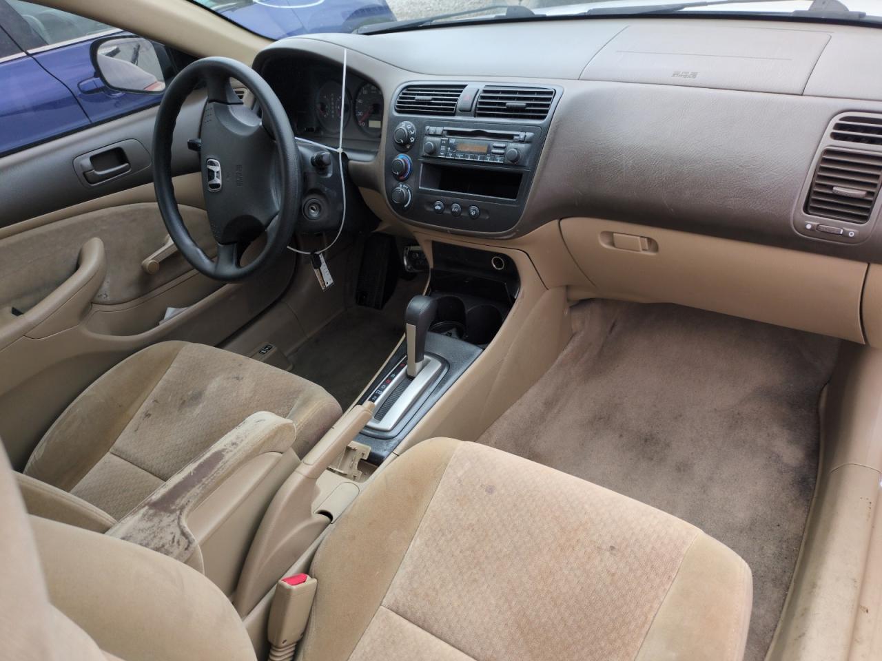 2004 Honda Civic VIN 1HGEM22374L033306 Copart auction photo, front end / side damage thumbnail 8