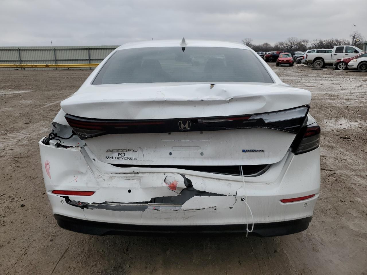 2023 Honda Accord VIN 1HGCY2F69PA030052 Copart auction photo, rear end damage thumbnail 6