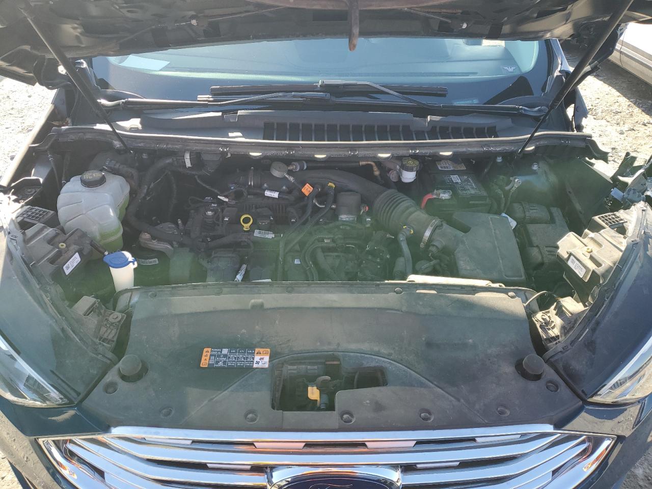 2020 Ford Edge VIN 2FMPK3K9XLBA98121 Copart auction photo, side / front end damage thumbnail 11