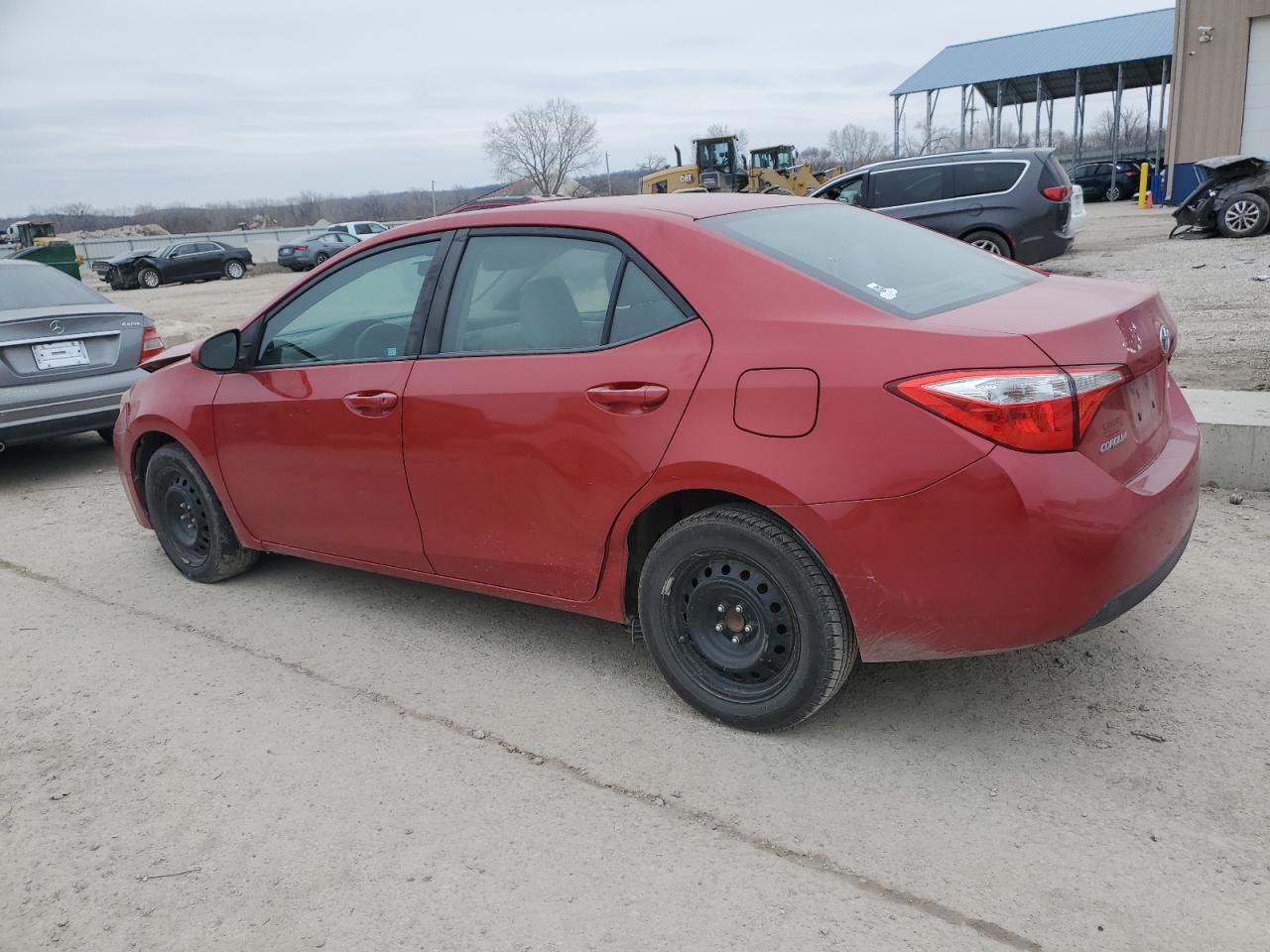 2014 Toyota Corolla VIN 5YFBURHE8EP121695 Copart auction photo, front end damage thumbnail 2