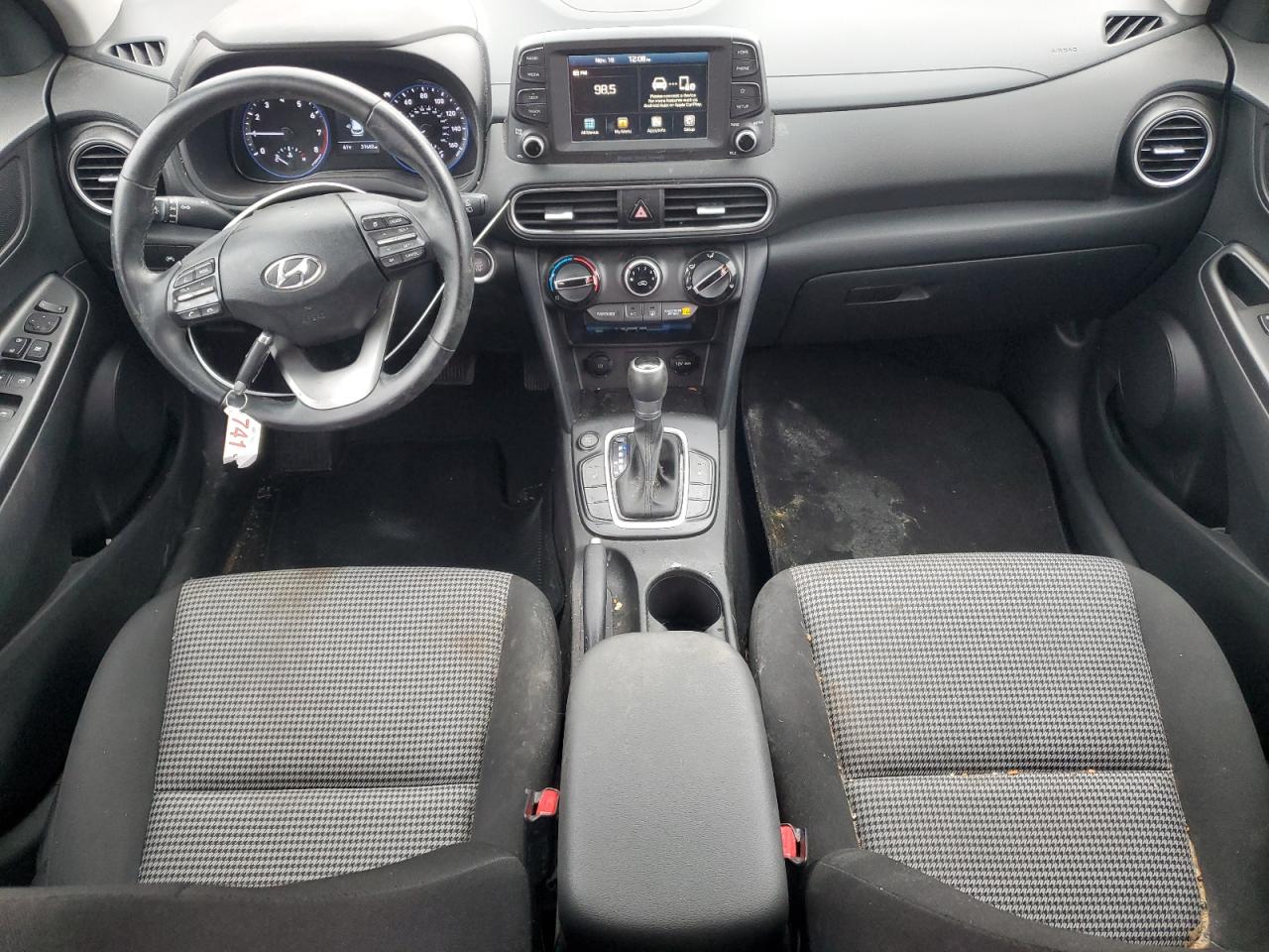 2019 Hyundai Kona VIN KM8K22AA9KU322679 Copart auction photo, side damage thumbnail 8