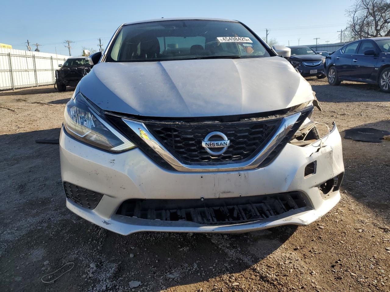 2019 Nissan Sentra VIN 3N1AB7AP7KY438819 Copart auction photo, front end / all over damage thumbnail 5