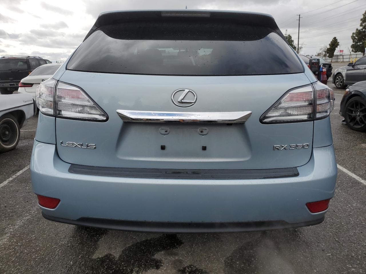 2010 Lexus RX VIN JTJBK1BAXA2409334 Copart auction photo, front end / side damage thumbnail 6