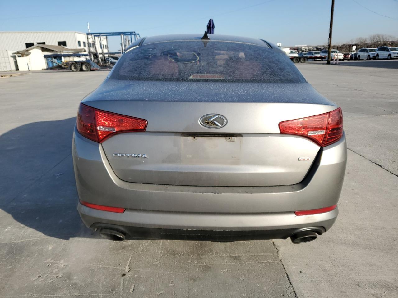 2012 KIA Optima VIN 5XXGM4A74CG016100 Copart auction photo, rear end damage thumbnail 6