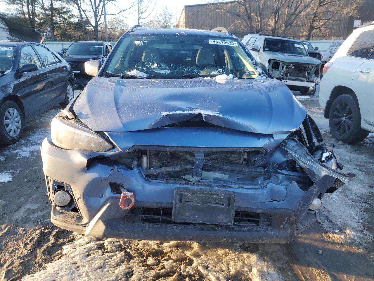 2018 Subaru XV VIN JF2GTABC3J9329020 Copart auction photo, front end / rear end damage thumbnail 5