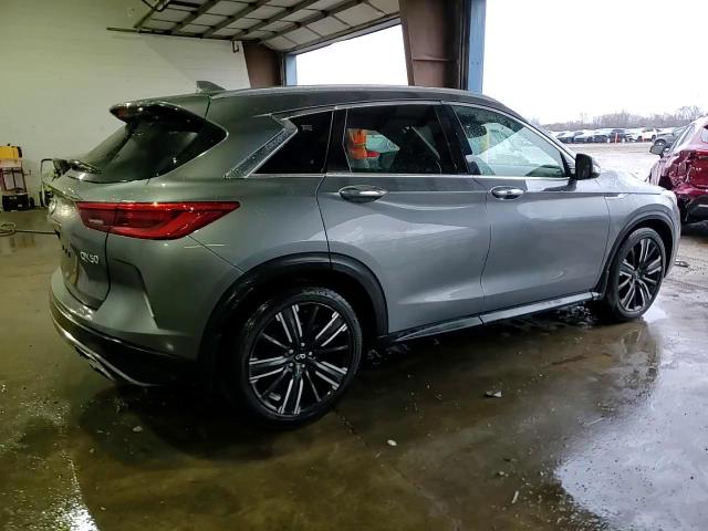 2021 Infiniti QX50 VIN 3PCAJ5BB6MF102732 Copart auction photo, front end / side damage thumbnail 14