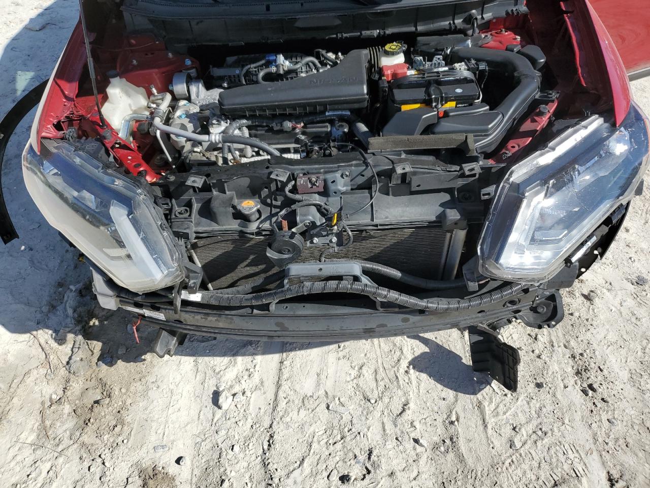 2017 Nissan Rogue VIN JN8AT2MT3HW383179 Copart auction photo, front end / side damage thumbnail 13